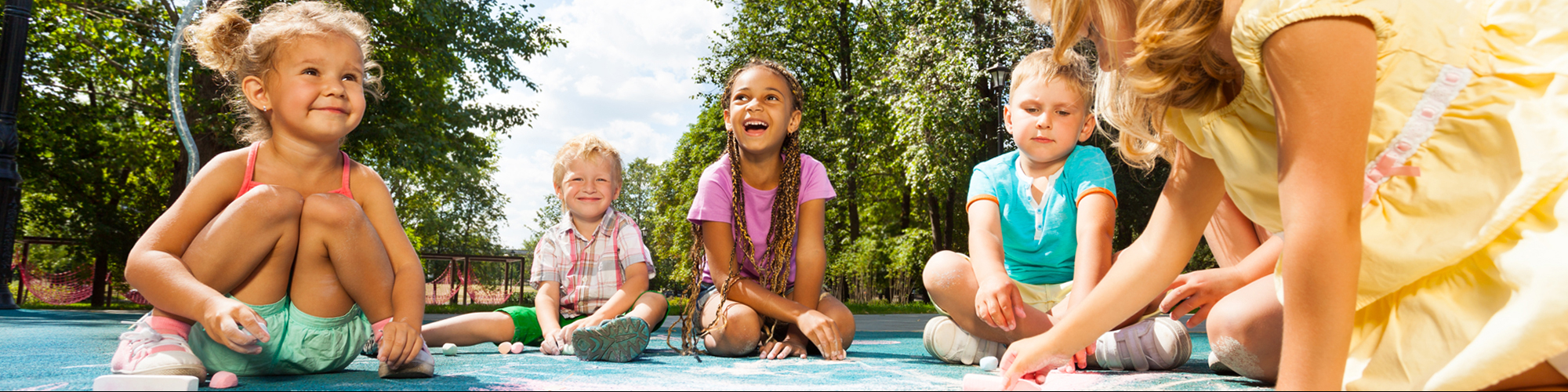 Children Playing Outside